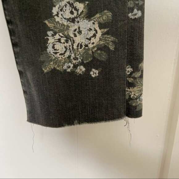 PAIGE Hoxton Straight floral-print high-rise‎ jeans - Picture 9 of 14